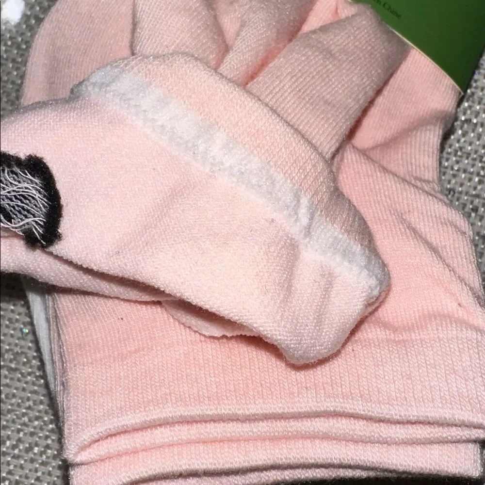 kate spade 6 pairs White Pink Mauve Quarter Cotton Blend Socks